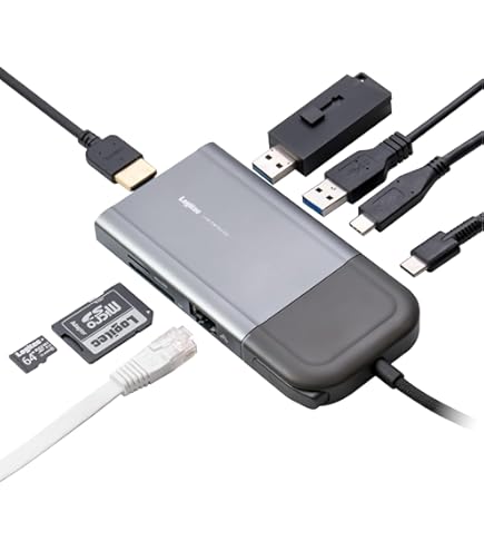 Amazon.co.jp: ロジテック 画面 ON OFF機能搭載 ドッキング