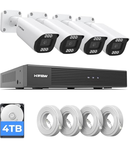 Amazon.co.jp: A-ZONE 双方向通話 800万画素タイプ POE給電カメラ 防犯