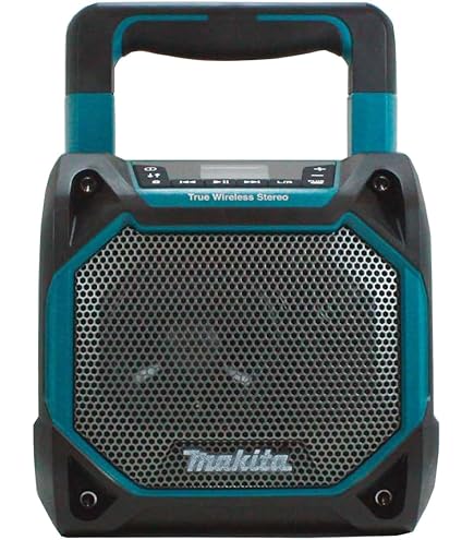 Amazon.co.jp: マキタ(Makita) 充電式スピーカ MR200(青) 本体のみ