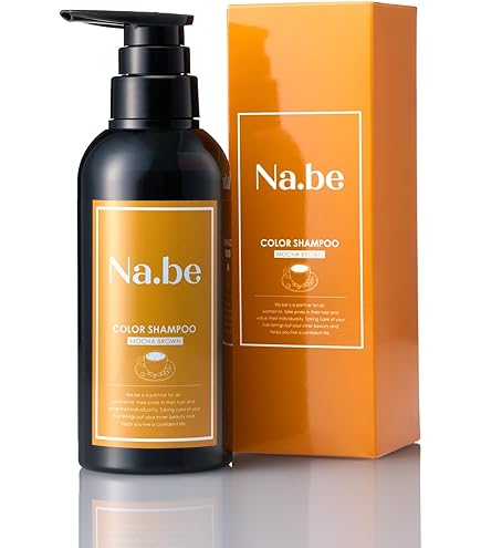 Na.be カラーシャンプー チョコレートブラウン 2袋＆ヘアミスト1袋詰