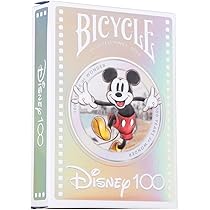 Amazon.co.jp: Bicycle ディズニー 限定版 100周年記念トランプ ホロ