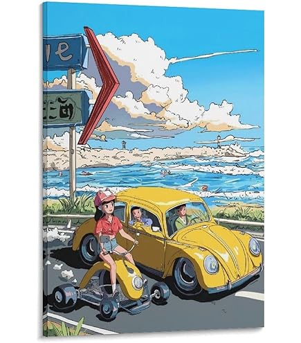 Amazon.co.jp: 鈴木英人 ポスター 山下達郎 : ホーム＆キッチン