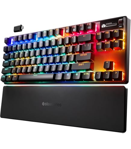 Amazon | SteelSeries Apex 9 TKL – HotSwap Optical Mini Keyboard