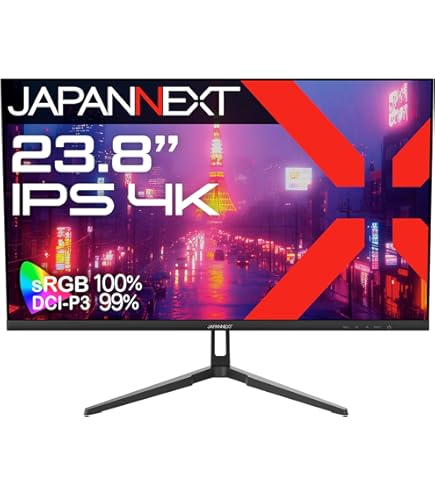 Amazon.co.jp: JAPANNEXT JN-IPS244UHDR 4K 24インチ液晶ディスプレイ