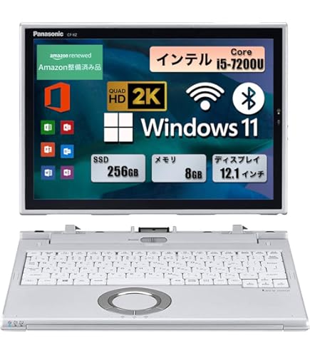Amazon.co.jp: 【中古整備品】PANASONIC LETS NOTE CF XZ6 2in1ノート