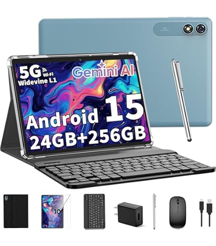 Amazon.co.jp: Relndoo 2025 Android 15 タブレット キーボード付き