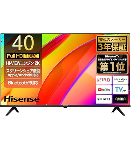 Amazon.co.jp: シャープ 40V型 フルハイビジョン 液晶テレビ AQUOS LC