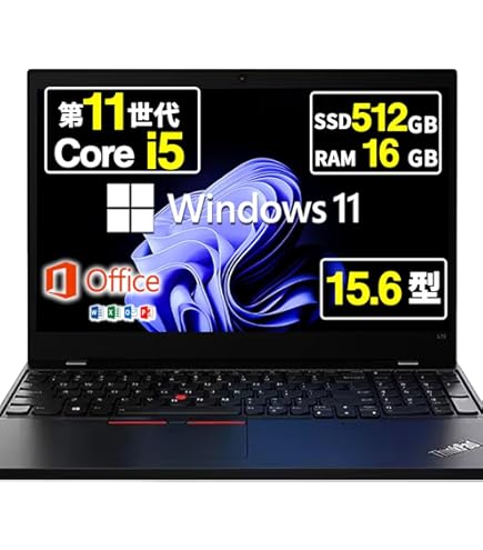 Amazon.co.jp: 【整備済み品】 レノボ ThinkPad L15 Gen3 第12世代Core