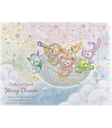 Amazon.co.jp: NEKKIIパズル ダッフィーフレンズ ジグソーパズル 木製