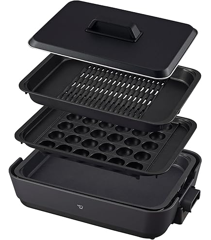 Amazon | 象印マホービン ホットプレート やきやき 3枚タイプ 深型