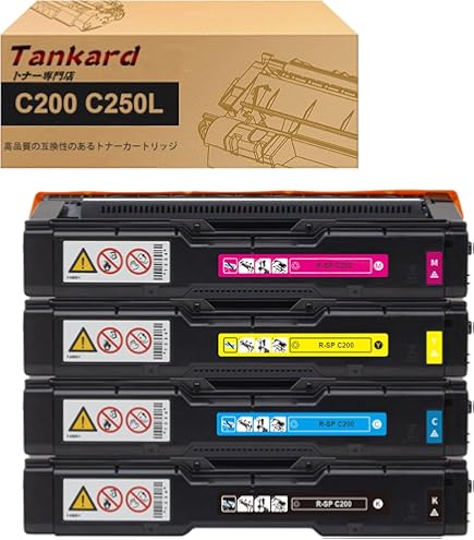Amazon.co.jp: リコー SPトナーカートリッジC200 4色セット 純正品