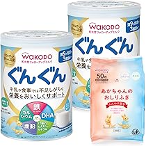 Amazon.co.jp: 【和光堂】 フォローアップミルク ぐんぐん 830g×2缶