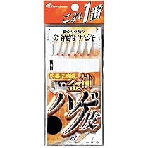 Amazon | ハヤブサ(Hayabusa) これ一番 金袖鈎 ハゲ皮サビキ 6本鈎 8-2