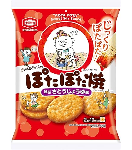 Amazon.co.jp: 亀田製菓 ぽたぽた焼 20枚 【5個セット】 : 食品・飲料