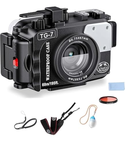 Amazon | OM SYSTEM オリンパス PT-058 水中ハウジング TG-5用 | OM