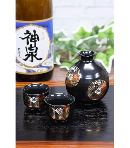 Amazon.co.jp: 和座の蔵 おしゃれ ぐい呑み 徳利 九谷焼 晩酌 酒器