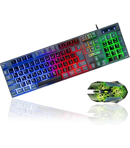 Amazon | CHONCHOW ゲーミングキーボードマウスセット ps4 スイッチに