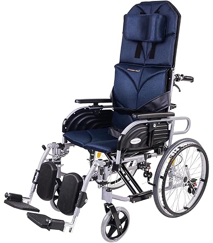 Amazon | ミキ BAL-12 ティルト&リクライニング介助型車いす ブルー(A