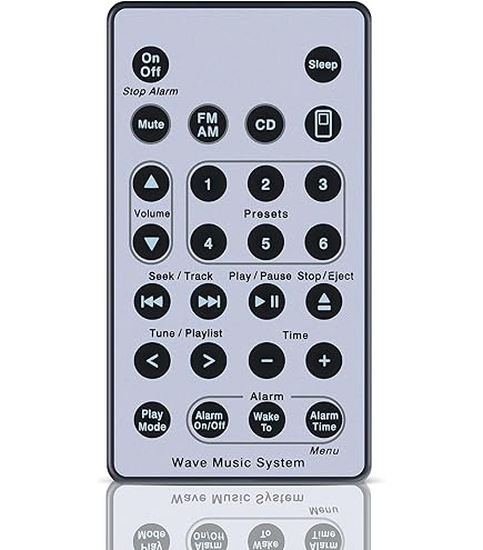 Amazon.co.jp: Bose Wave music system 専用リモコン(小) (プラチナム