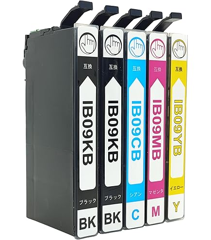 Amazon.co.jp: J-ECO製 IB09KB ブラック 染料 お得な4本セット 大容量