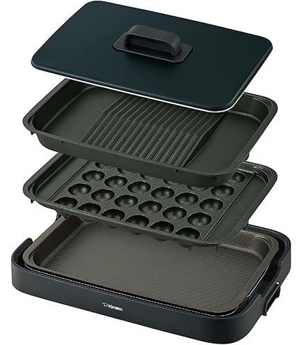 Amazon | 象印マホービン ホットプレート ブラック EA-DE10-BA | 象印