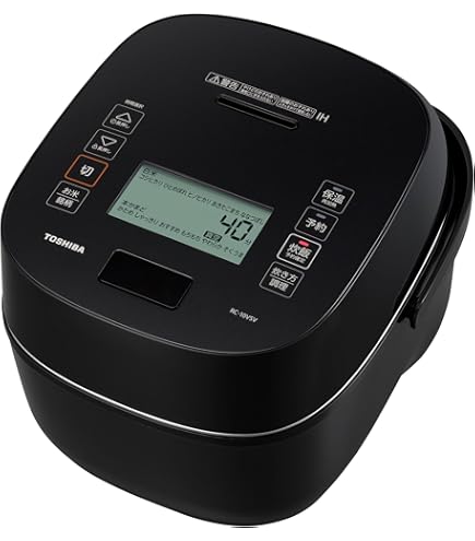 Amazon | RC-18VRT-K(グランブラック) 真空IHジャー炊飯器 1升 | 東芝