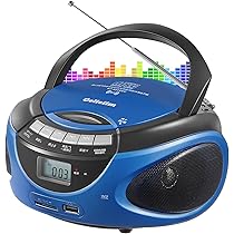 Amazon.co.jp: Gelielim ポータブルCDプレーヤー AM/FMラジオ CD/SD