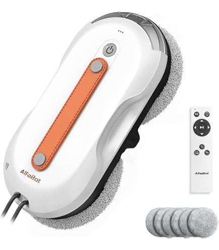 Amazon | AlfaBot X7 窓拭きロボット 窓掃除ロボット【自動スプレー