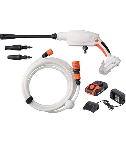 Amazon.co.jp: リョービ 充電式 ポータブル 洗浄機 自吸機能 5in1