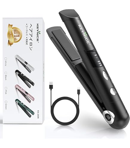 Amazon | 【USB充電】Bonito ZX コードレスヘアアイロン 5200mAh 約1