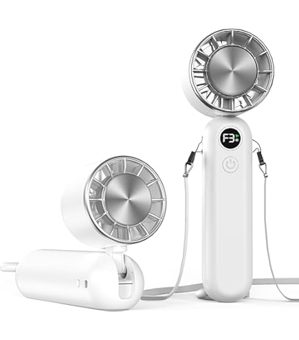 Amazon | Kiralab ハンディファン 【驚異の100段階風量調節】小型 超大