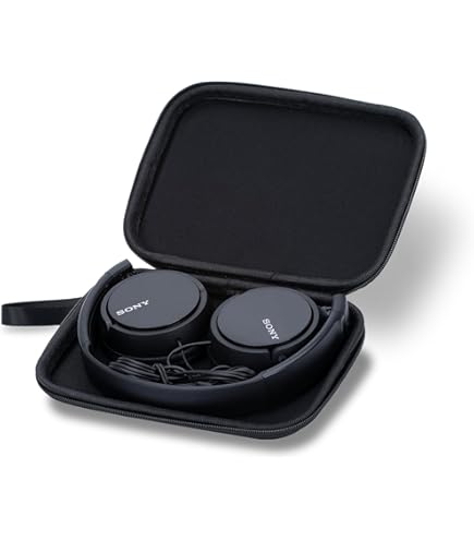 Amazon.co.jp: SONY 密閉型ヘッドホン 折りたたみ式 ブラック MDR