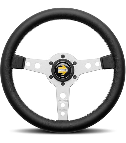 Amazon | ステアリング 28Φ PVCレザー シルバースポーク