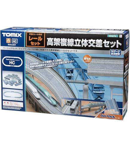 Amazon | TOMIX Nゲージ 複線レールDS1120 F 2本セット 1819 鉄道模型