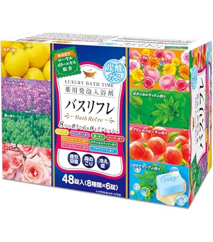 Amazon | 白元アース いい湯旅立ち アソート くつろぎ日和 48包入 入浴