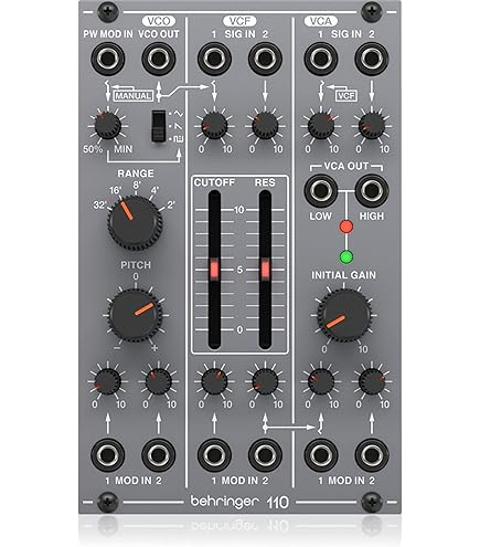 Amazon | ベリンガー ユーロラックシンセサイザーモジュール ABACUS