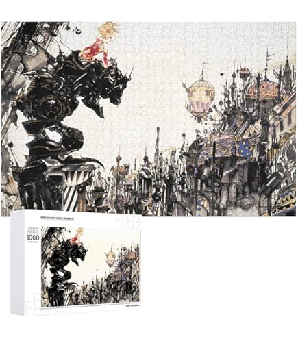 Amazon | 天野喜孝 ジグソーパズル FF6 街 1000PCS YZP