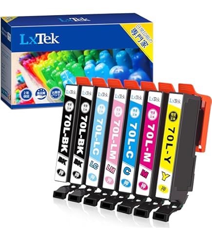 Amazon.co.jp: EP-806AR インク エプソン プリンター IC70L 6色セット