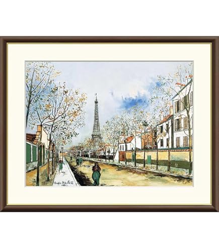 Amazon.co.jp: 絵画 世界の名画 モンマルトルの風車 モーリス