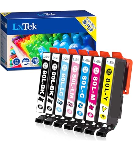 Amazon.co.jp: エプソン インクカートリッジ 80L 互換 IC6CL80L Y