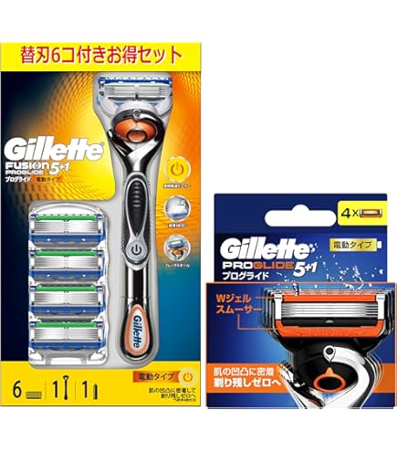 Amazon.co.jp: Gillette ジレット プロシールド マニュアル ホルダー+