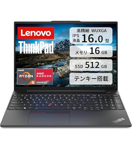 Amazon.co.jp: Lenovo ノートパソコン ThinkPad E14 Gen5 AMD 14型