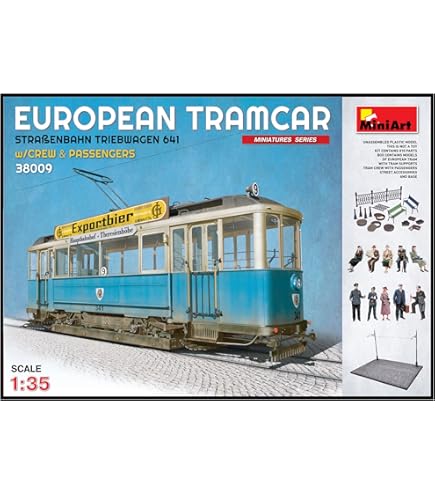 MiniArt 1/35 ドイツ路面電車641 未組立. Ln498 MiniArt 1/35 ドイツ