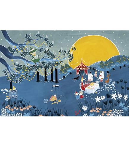 Amazon.co.jp: やのまん(Yanoman)1126ピース ジグソーパズル MOOMIN 月