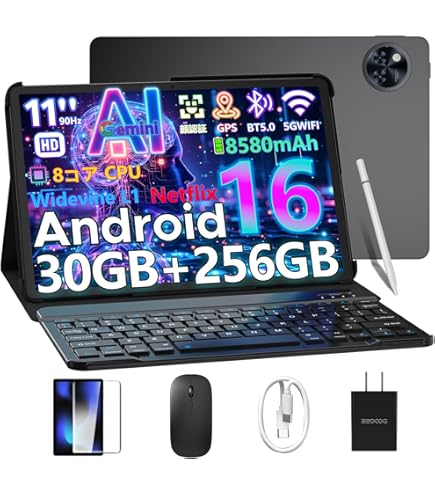Amazon.co.jp: 【11インチ Android 15 初登場】Android15 タブレット