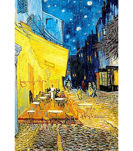 Amazon.co.jp: 1000ピース ジグソーパズル 夜のカフェテラス ファン