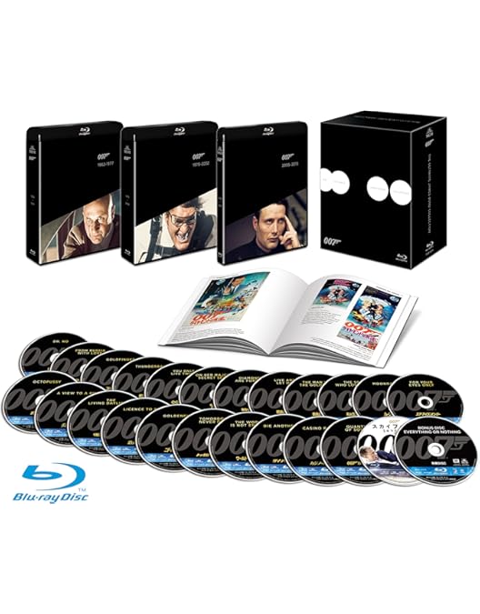 Amazon.co.jp: 007 製作50周年記念版 ブルーレイ BOX 〔初回生産限定