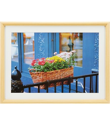 Amazon.co.jp: FUJICOLOR 額縁 YM-3 アクリル 木地 A3 木製 ベージュ