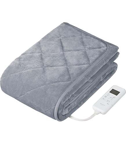 Amazon | パナソニック 電気毛布 掛け敷き兼用 室温センサー搭載 8段階
