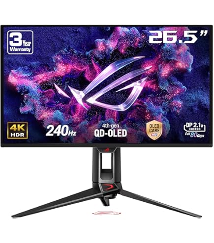 Amazon.co.jp: ASUS 有機EL ゲーミングモニター ROG Swift OLED